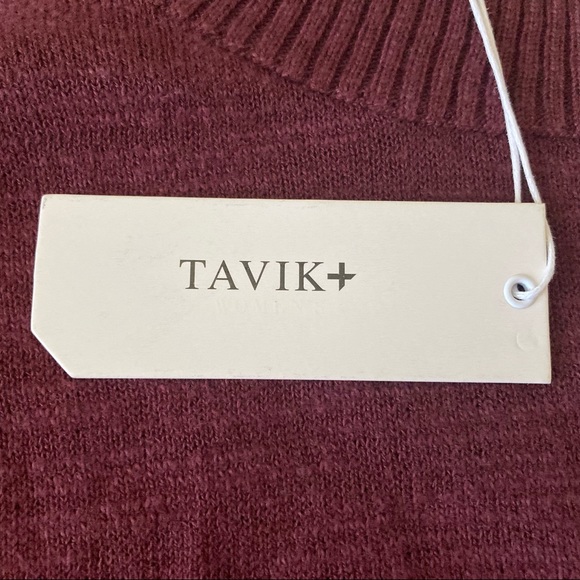 Tavik Burgundy Long Sleeve Sweater | NWT - Picture 5 of 11